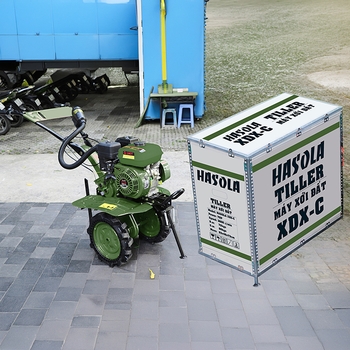 Máy làm đất Hasola XDX-C 7.0HP Xanh da trời 4 thì