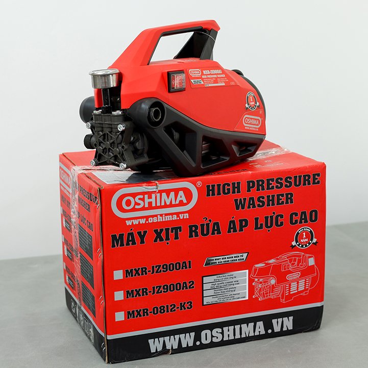 Máy rửa xe Oshima MXR-JZ900A1 2.5kW Đỏ Điện 1 pha