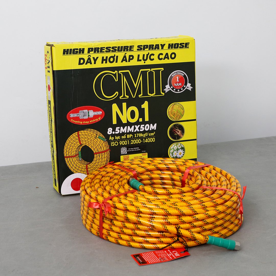 Dây hơi CMI No.1 8.5mm x 50m Vàng
