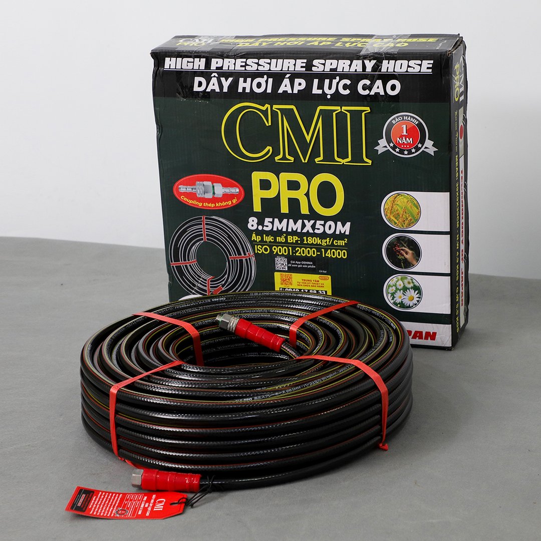 Dây hơi CMI Pro 8.5mm x 50m Đen