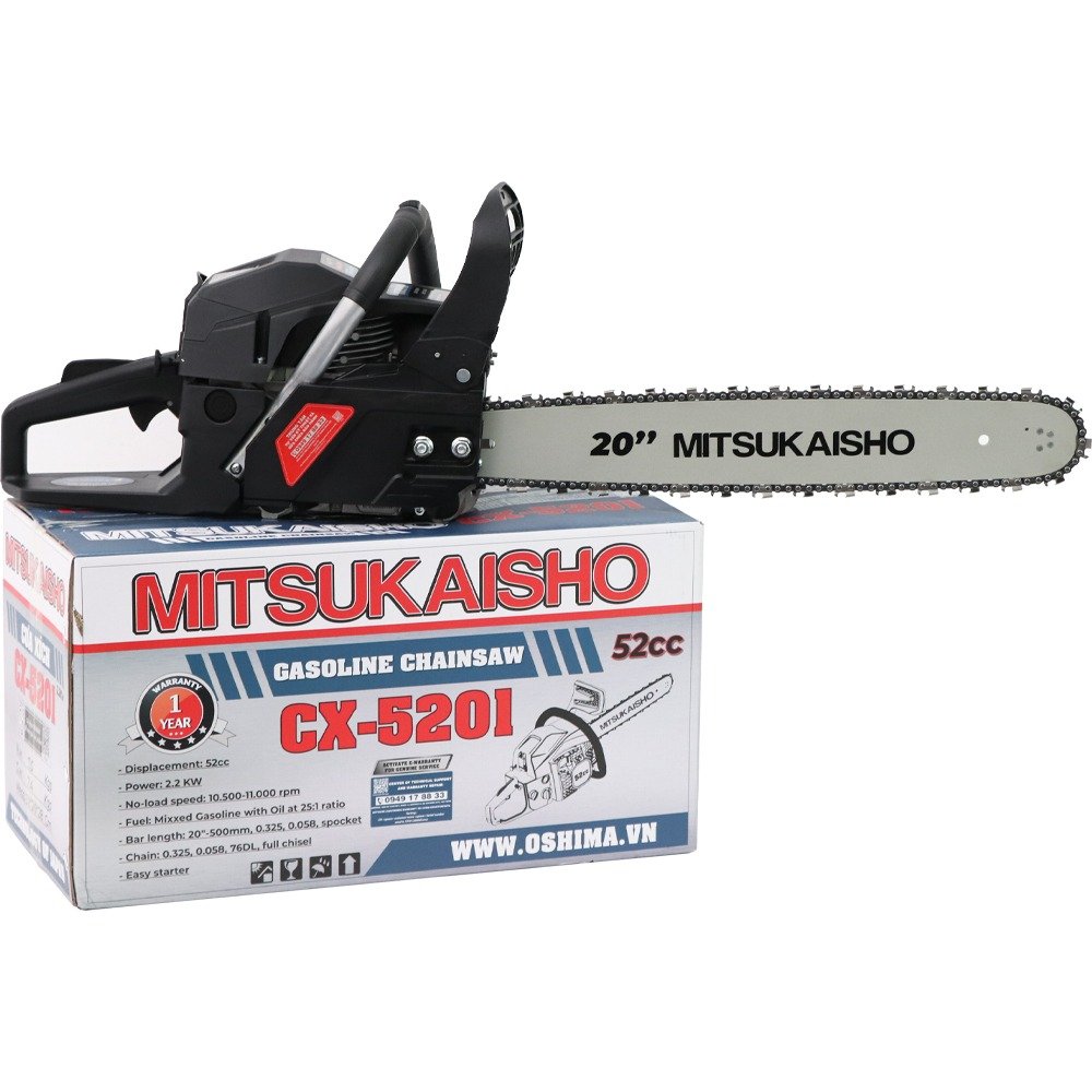 Cưa xích MITSUKAISHO CX-5201 2.2kW
