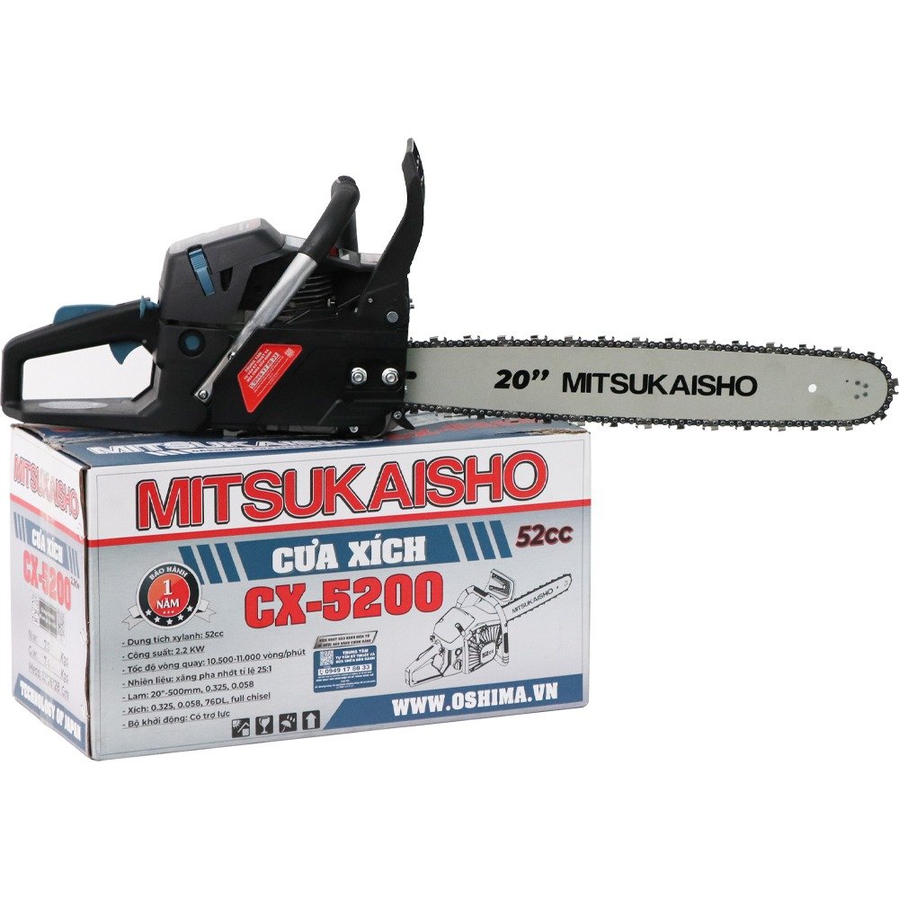 Cưa xích MITSUKAISHO CX-5200 2.2kW