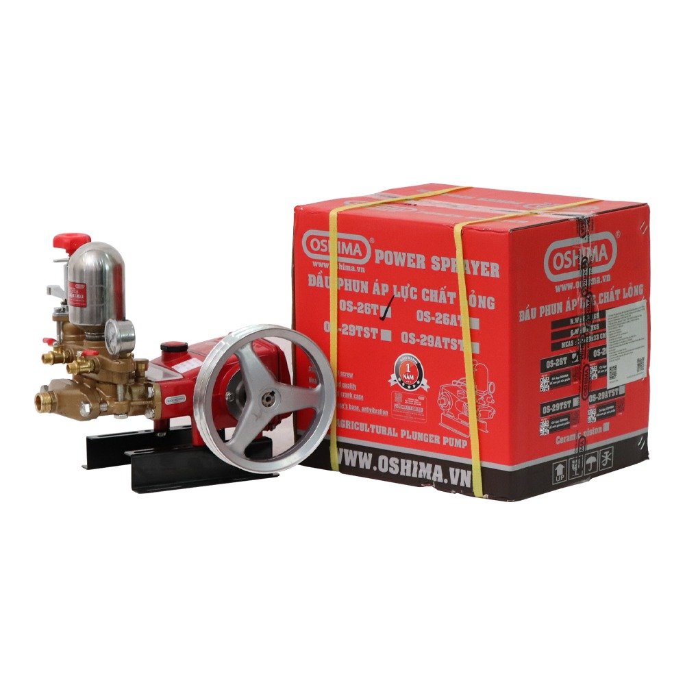 Đầu phun áp lực chất lỏng Oshima OS26T 1.0HP Đỏ (hoạt động bằng sức kéo động cơ)