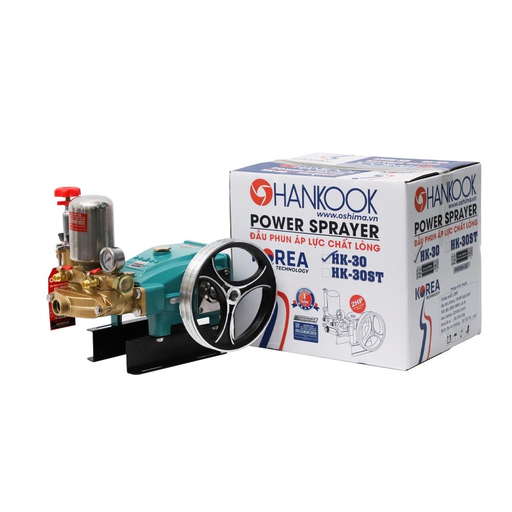 Đầu phun áp lực chất lỏng HANKOOK HK-30 2.0HP Xanh đậm (hoạt động bằng sức kéo động cơ)