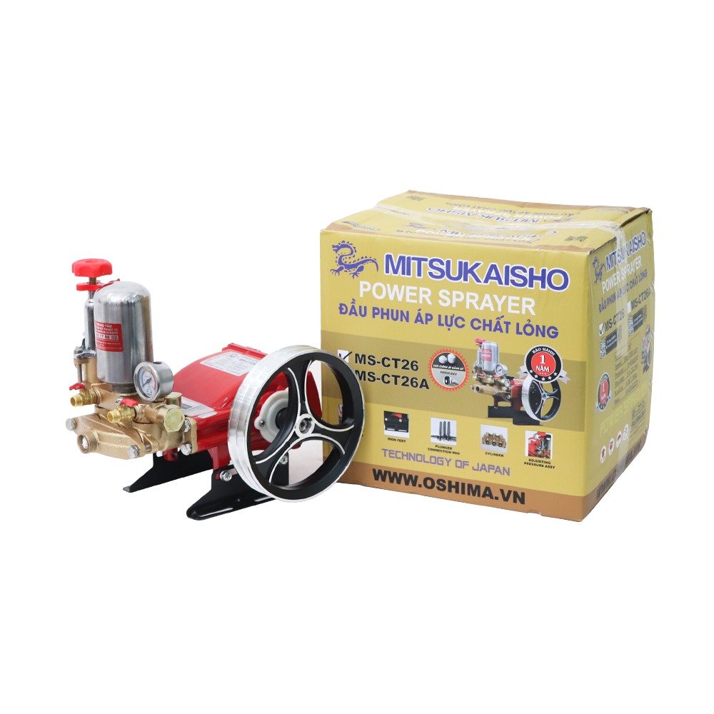 Đầu phun áp lực chất lỏng MITSUKAISHO MS-CT26 1.0HP Đỏ