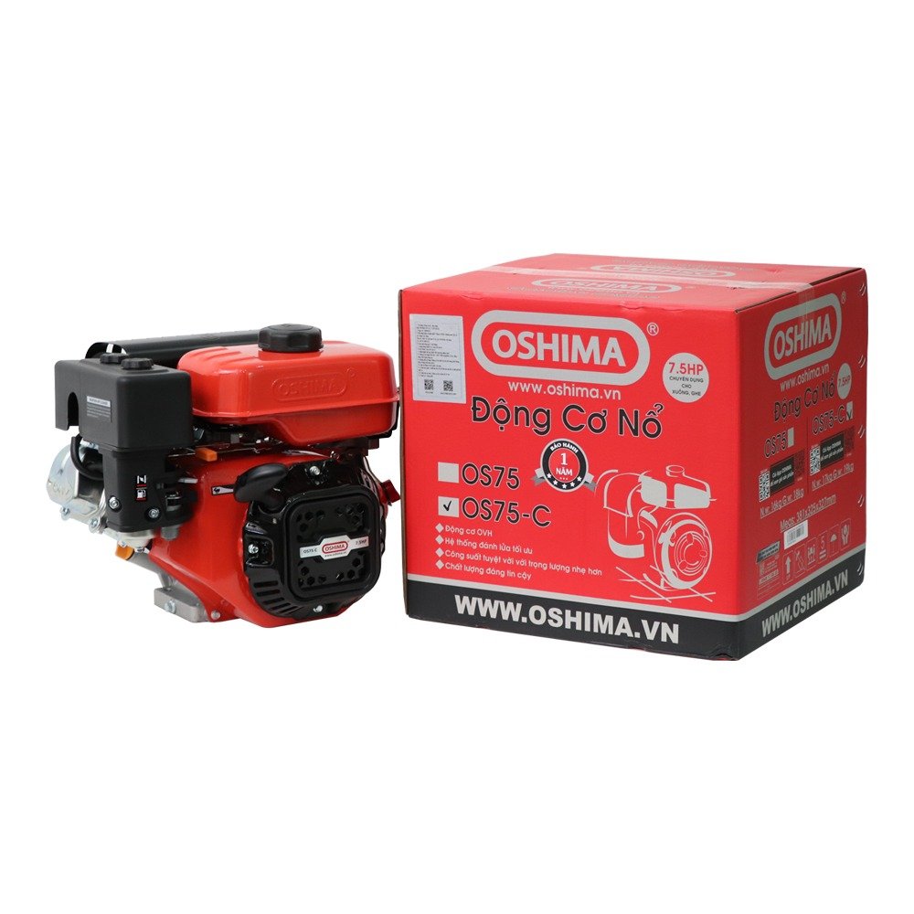 Máy nổ Oshima OS75-C 7.5HP Đỏ