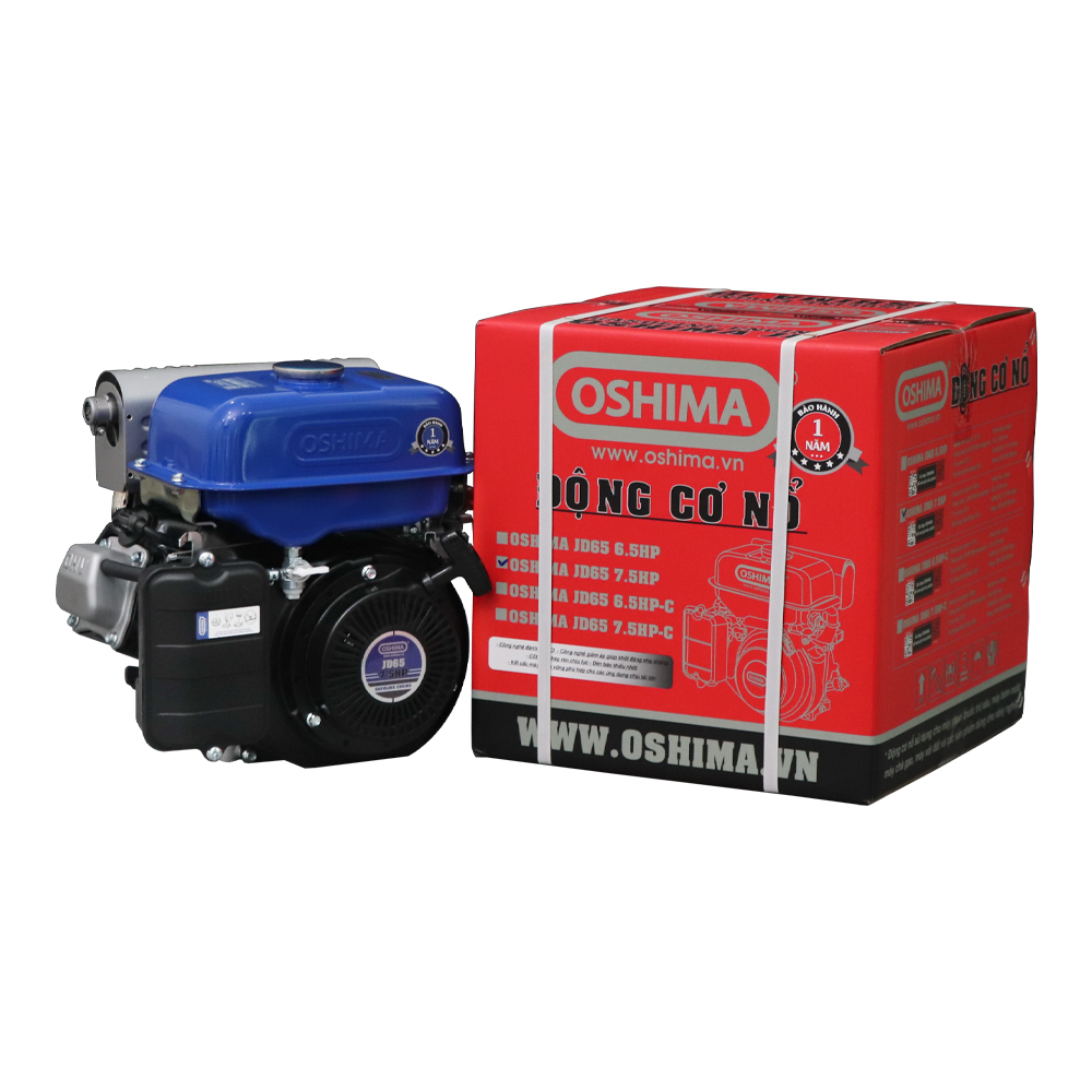 Máy nổ OSHIMA JD65 7.5HP Xanh-đen 4 thì