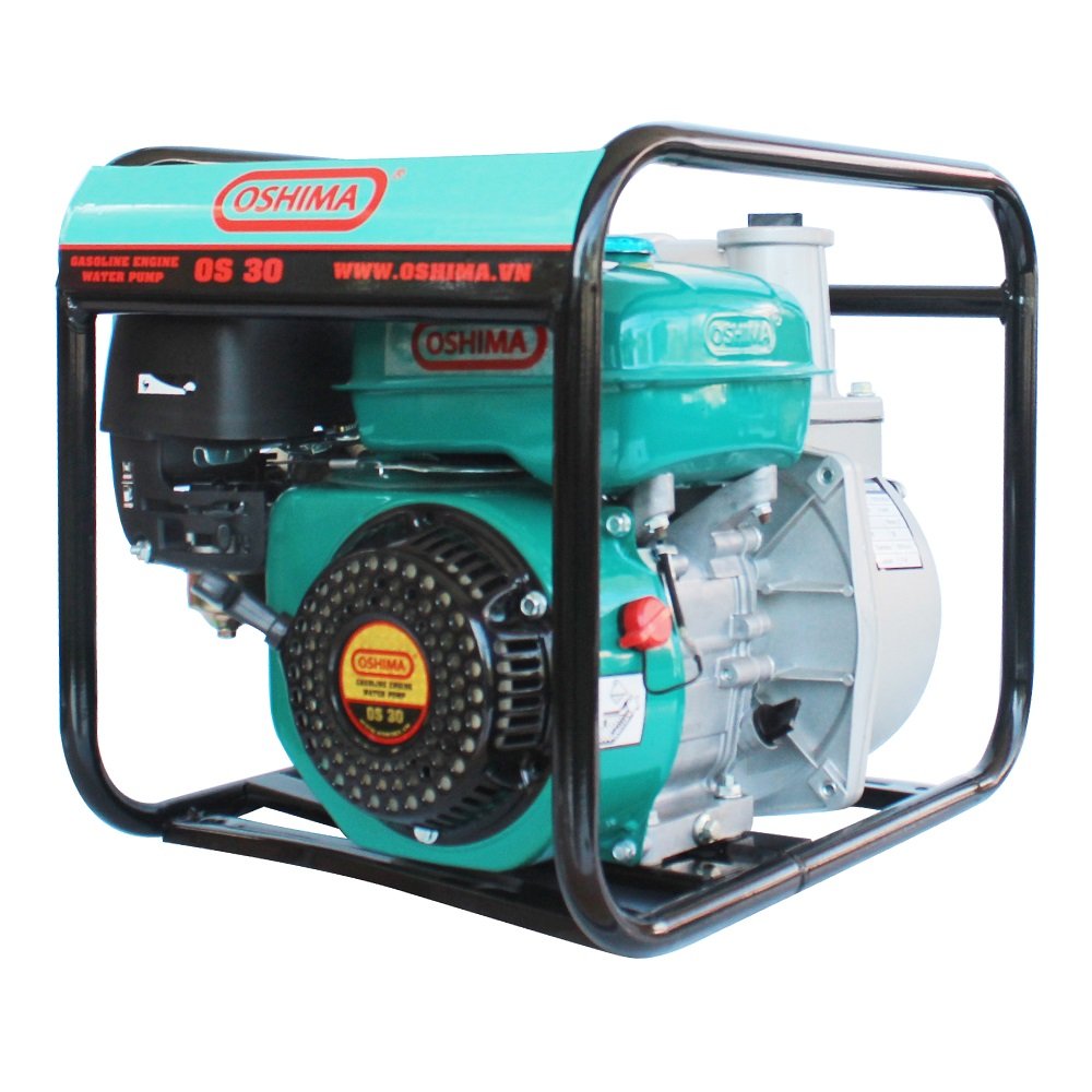 Máy bơm xăng Oshima OS30 6.5HP Xanh đậm 4 thì 3"