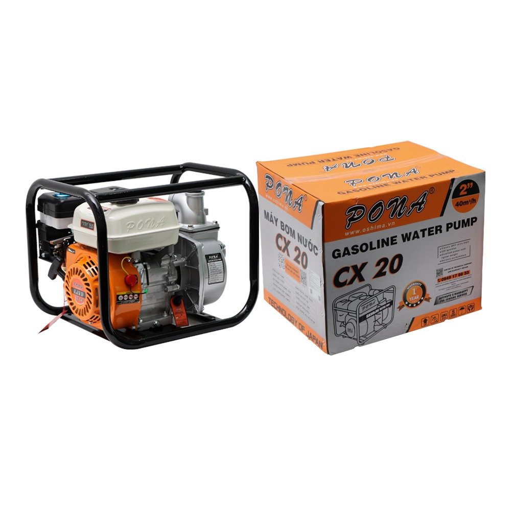 Máy bơm xăng Pona CX20 5.5HP 2"