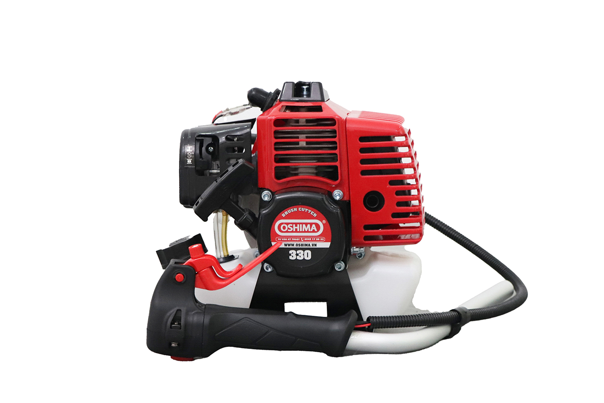 Máy phát cỏ Oshima 330 900W Đỏ-đen 2 thì (rời, chết)