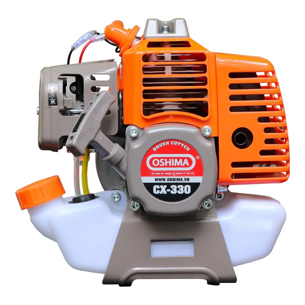 Máy phát cỏ Oshima CX330 900W Cam-xám 2 thì (rời, chết)