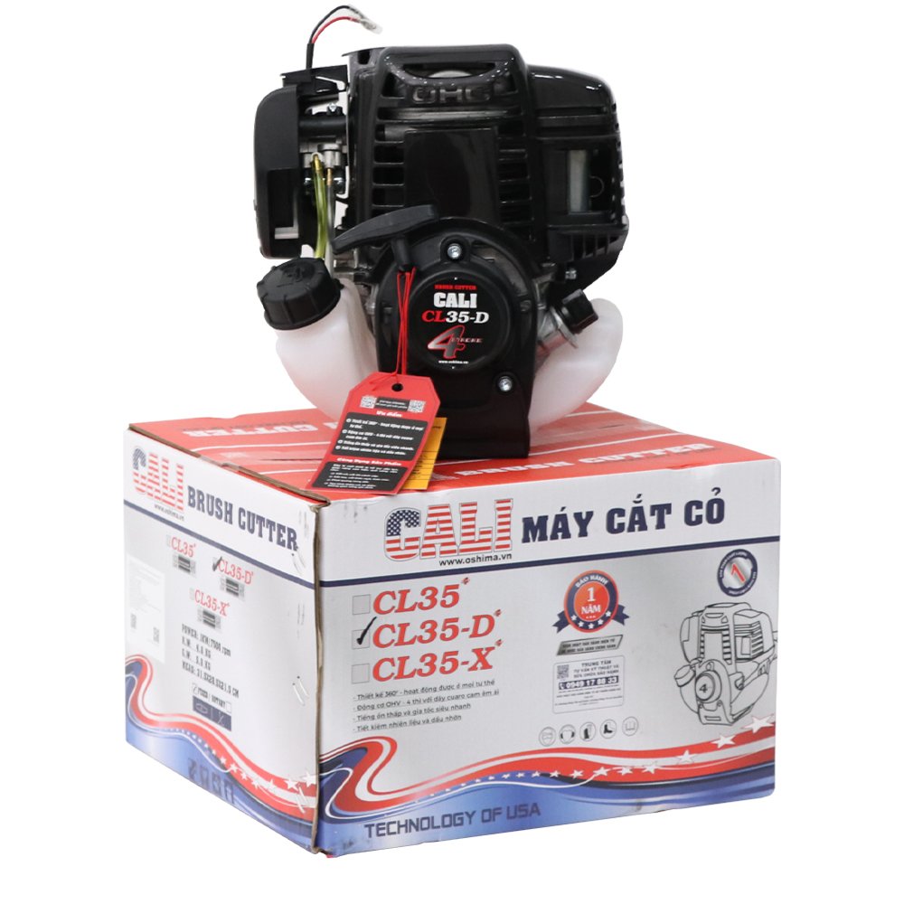 Máy phát cỏ Cali CL35-D 1000W Đen 4 thì (rời, chết)
