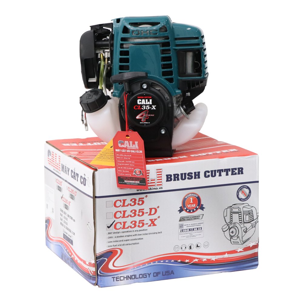 Máy phát cỏ Cali CL35-X 1000W Xanh dương 4 thì (rời, chết)