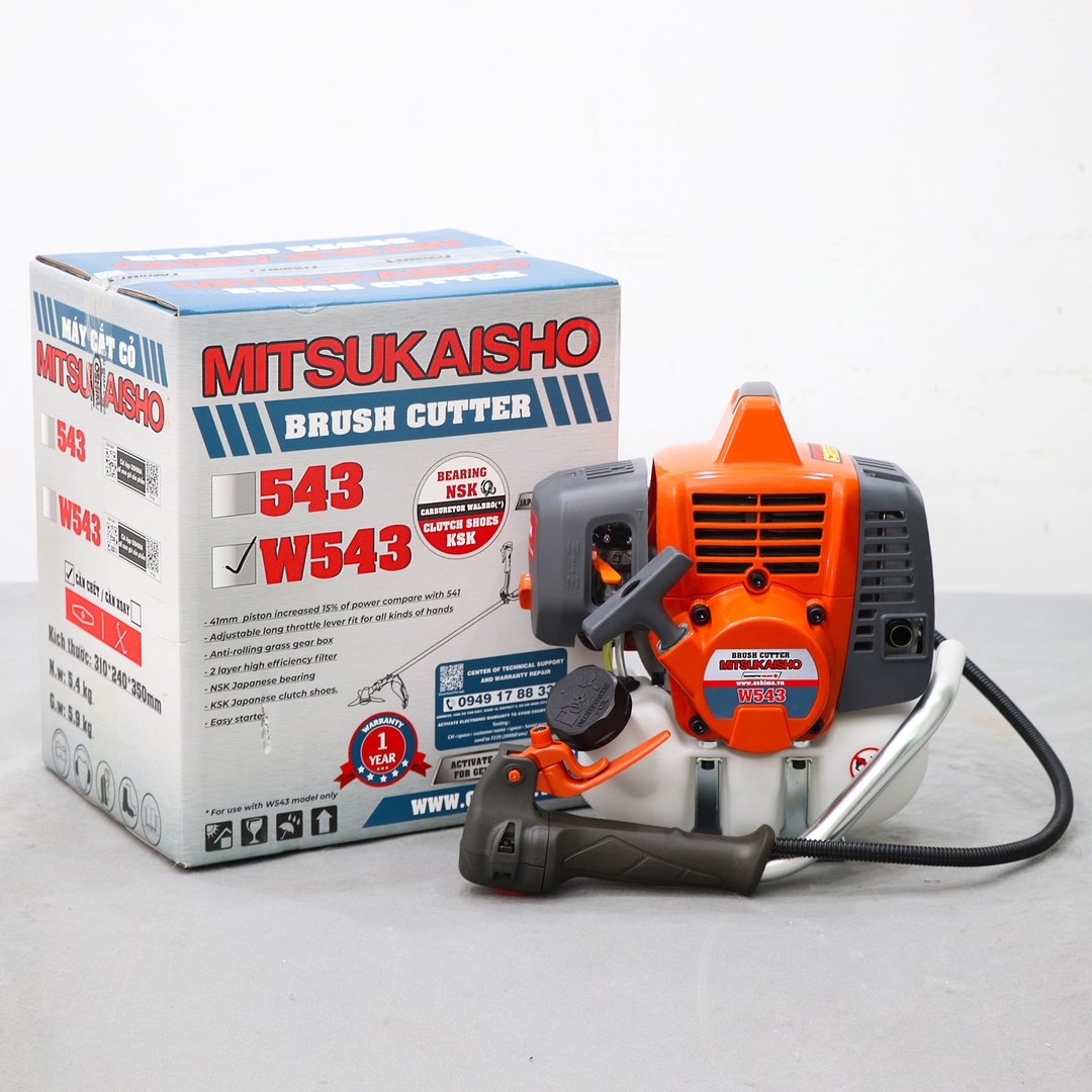 Máy phát cỏ MITSUKAISHO W543 1.7Kw Cam-xám 2 thì (rời, chết)