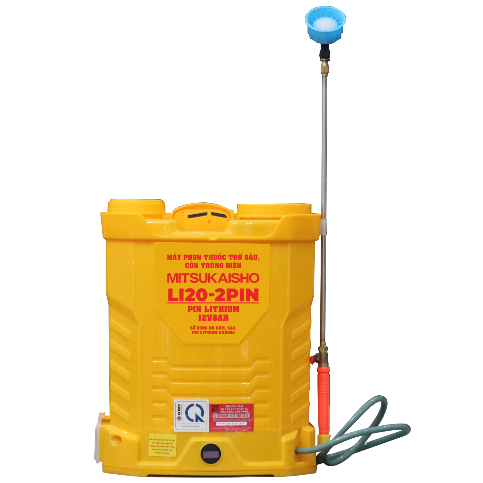 Bình xịt điện MITSUKAISHO Li20-pin Vàng Pin lithium 12V8Ah