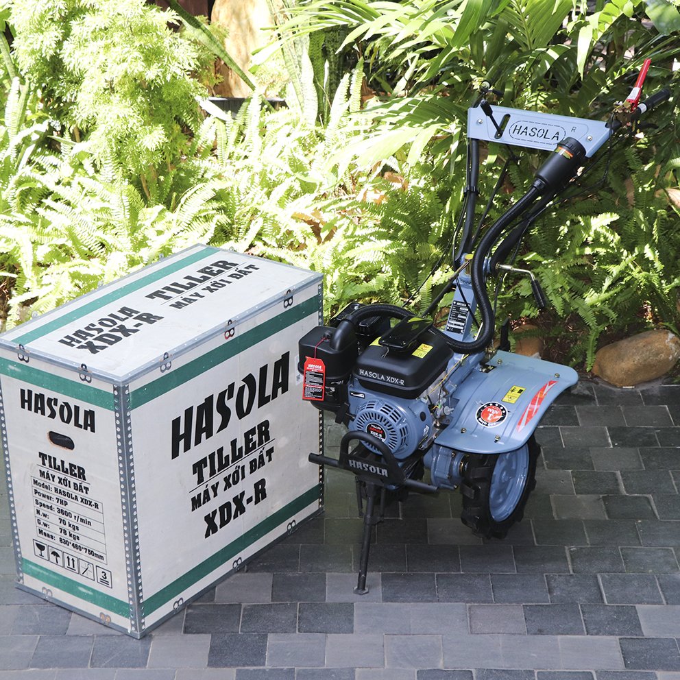 Máy làm đất Hasola XDX-C 7.0HP Xanh da trời 4 thì