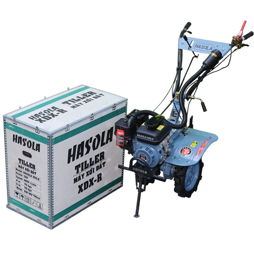 Máy làm đất Hasola XDX-R 7.0HP Xanh da trời 4 thì