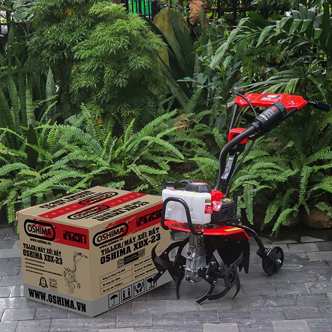 Máy làm đất OSHIMA XDX-23 4.0HP Đỏ