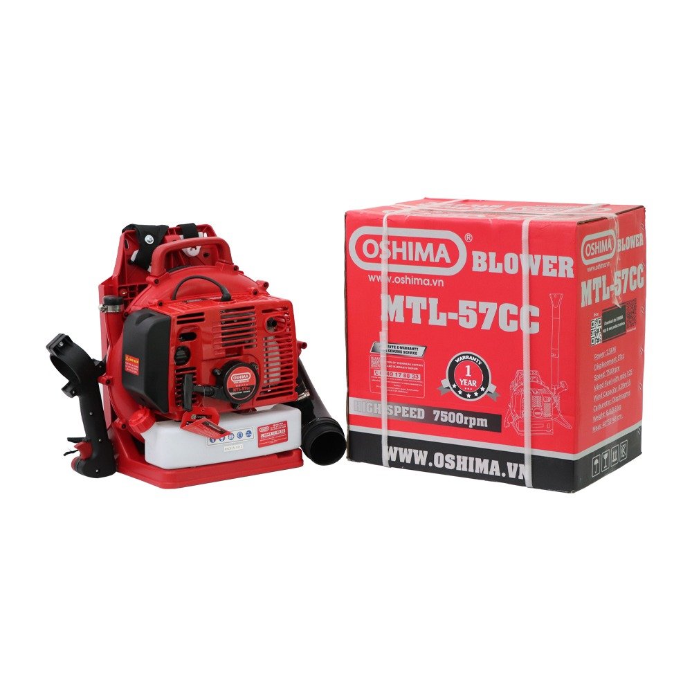 Máy thổi lá OSHIMA MTL57cc 2.5kW Đỏ 2 thì