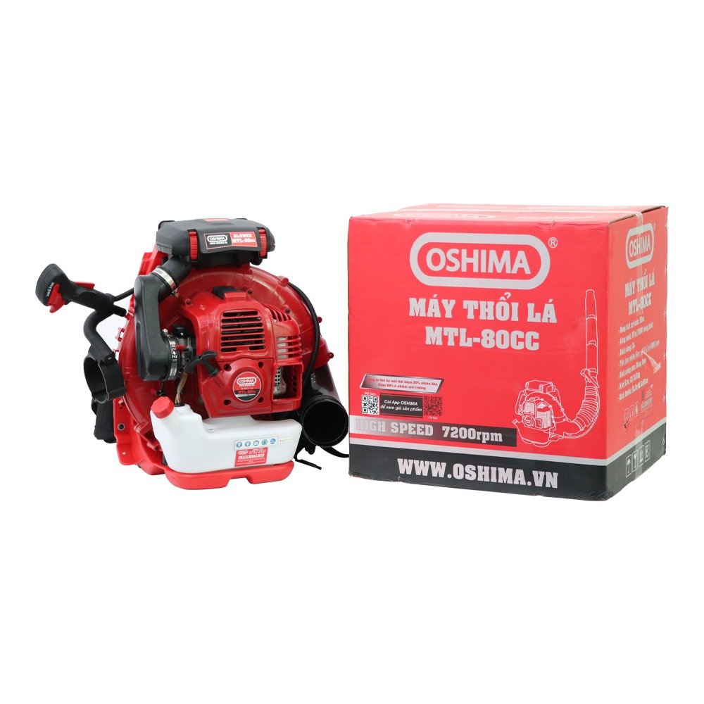 Máy thổi lá OSHIMA MTL80cc 3.0kW Đỏ 2 thì