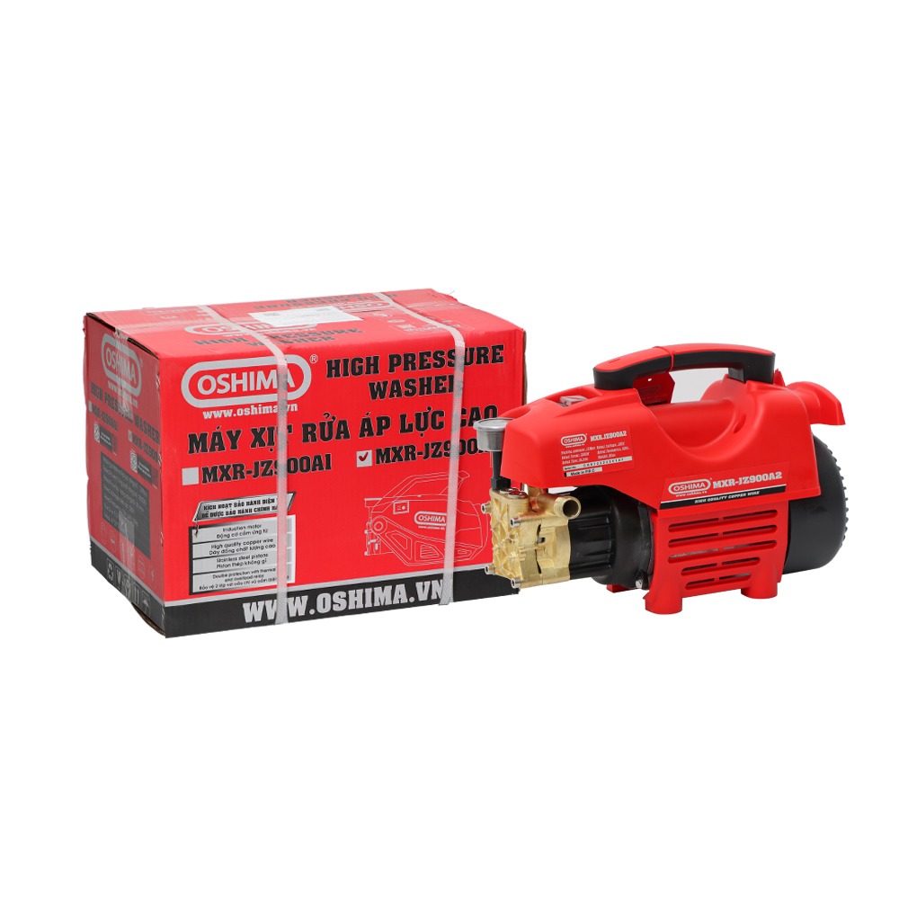 Máy rửa xe Oshima MXR-JZ900A2 2.5kW Đỏ Điện 1 pha