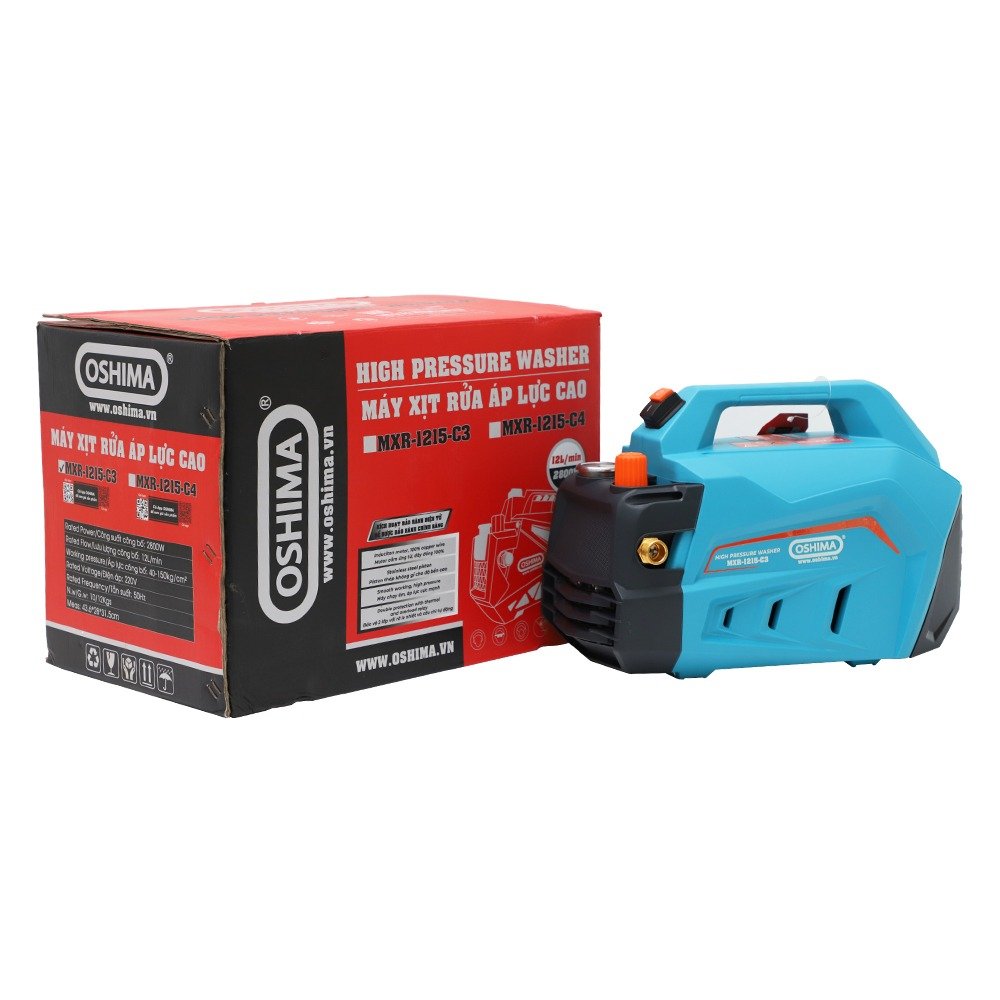 Máy rửa xe OSHIMA MXR-1215-C3 2.8kW Xanh