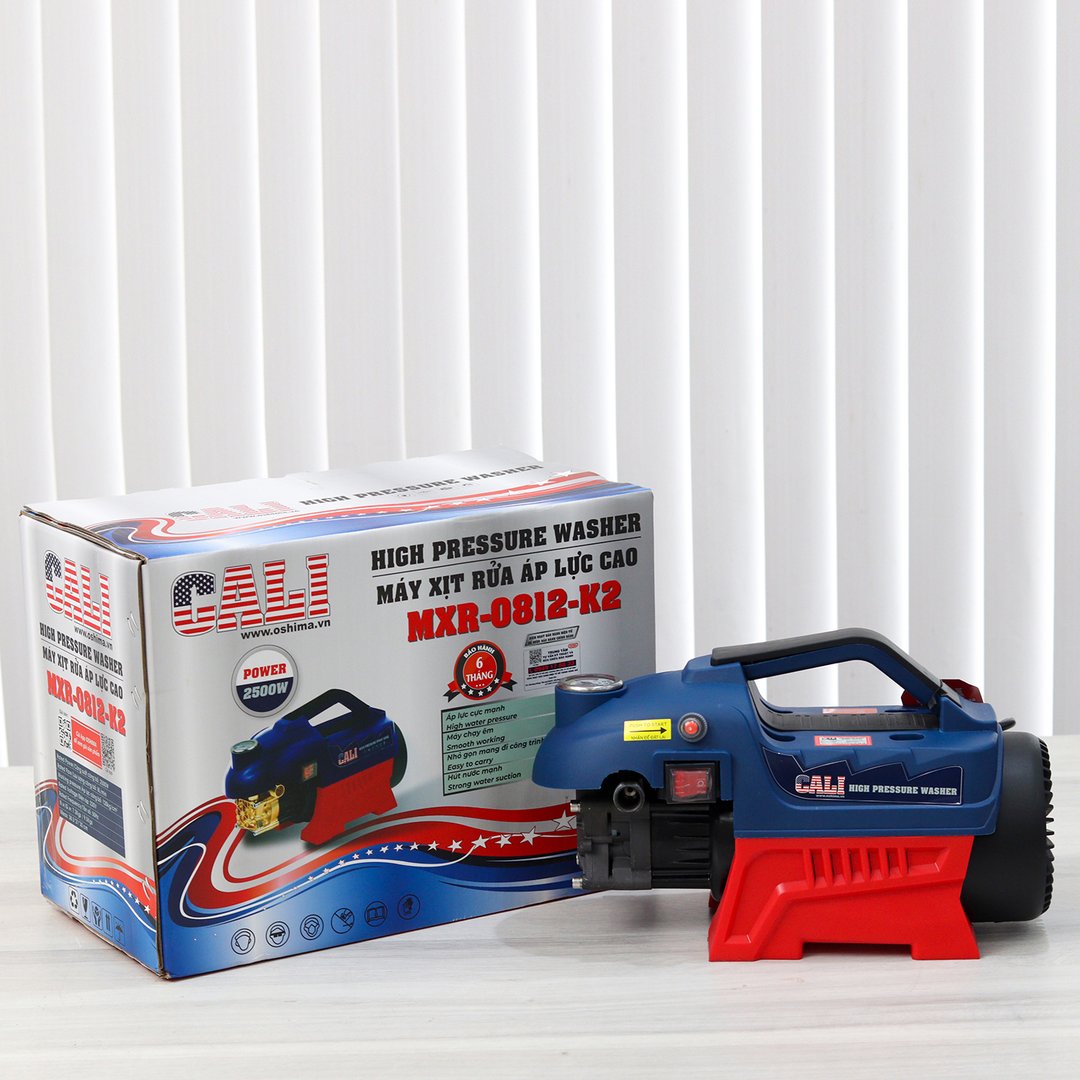 Máy rửa xe CALI MXR-0812-K2 2.5kW Xanh Điện 1 pha