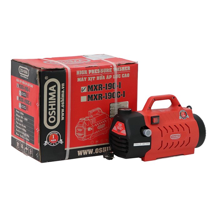 Máy rửa xe OSHIMA MXR-190-1 2.5kW Đỏ Điện 1 pha