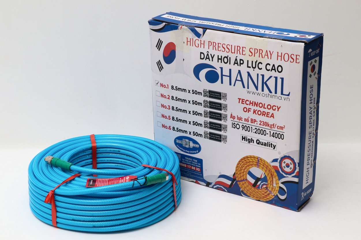Dây hơi Hankil No.1 8.5mm x 50m Xanh dương