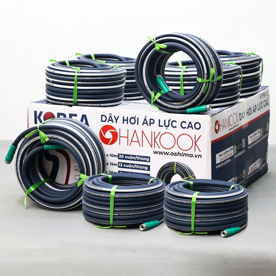 Dây hơi Hankook No.2 8.5mm x 10m Xanh dương