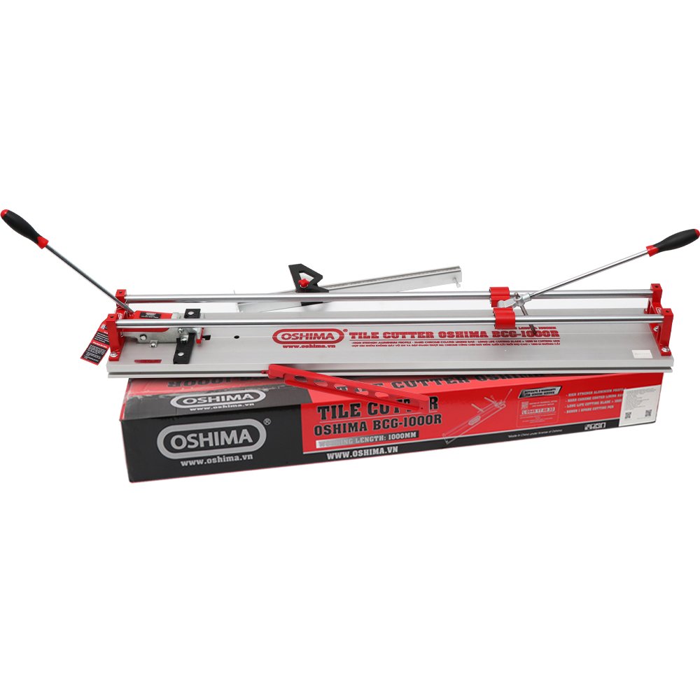 Bàn cắt gạch đẩy tay OSHIMA BCG-1000R Bạc