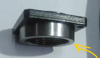 Vòng răng cố định ống dẫn hướng trực công tác MBC63
